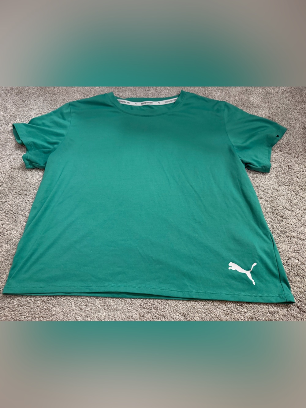 Puma Emerald Green Athletic Tee